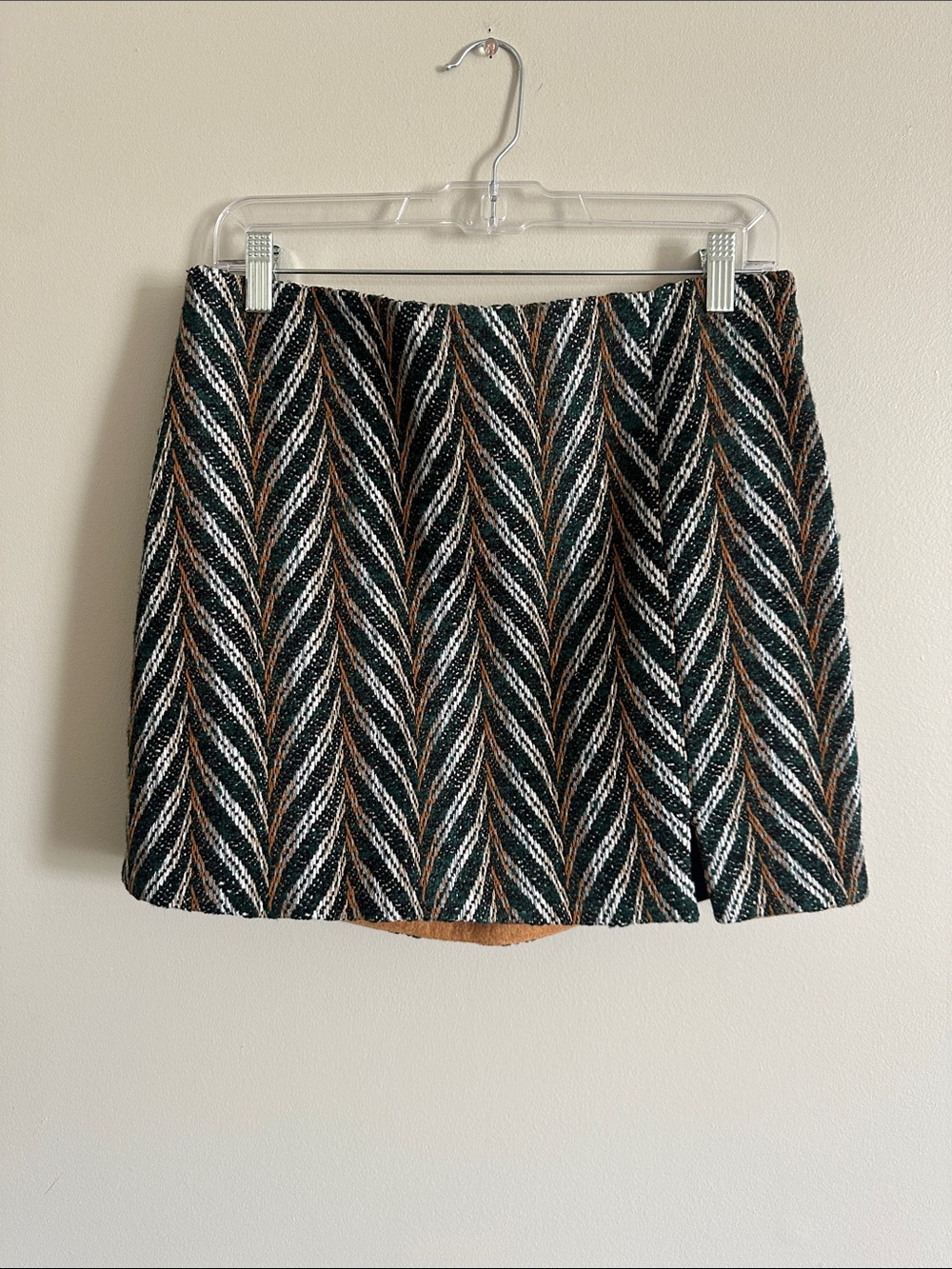 NWT Chevron tweed mini skirt - Picture 7 of 9